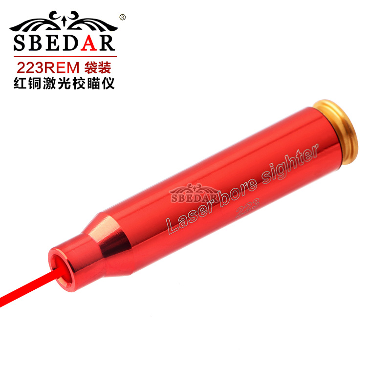 Copper bullet zeroist 223REM red laser calibrator
