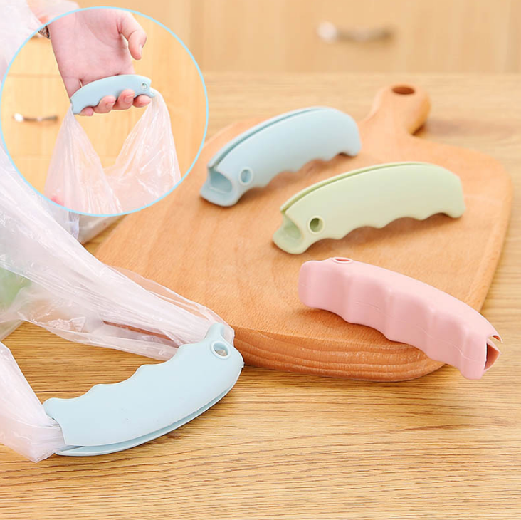 Convenient plastic convenience bag, effort-saving vegetable carrier, creative and good product that doesn't hold onto items, anti-sticking vegetable carrier when buying vegetables details Picture
