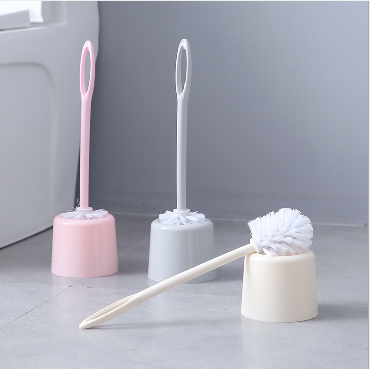 卫生间马桶刷 塑料洁厕套装马桶软毛清洁刷可挂式长柄厕所马桶刷