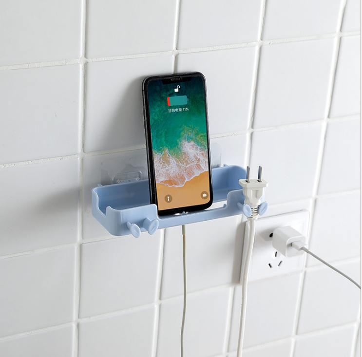 Mobile phone stand and plug organization rack, mobile phone storage rack, mobile phone charging stand, socket and plug storage wonder Item Picture