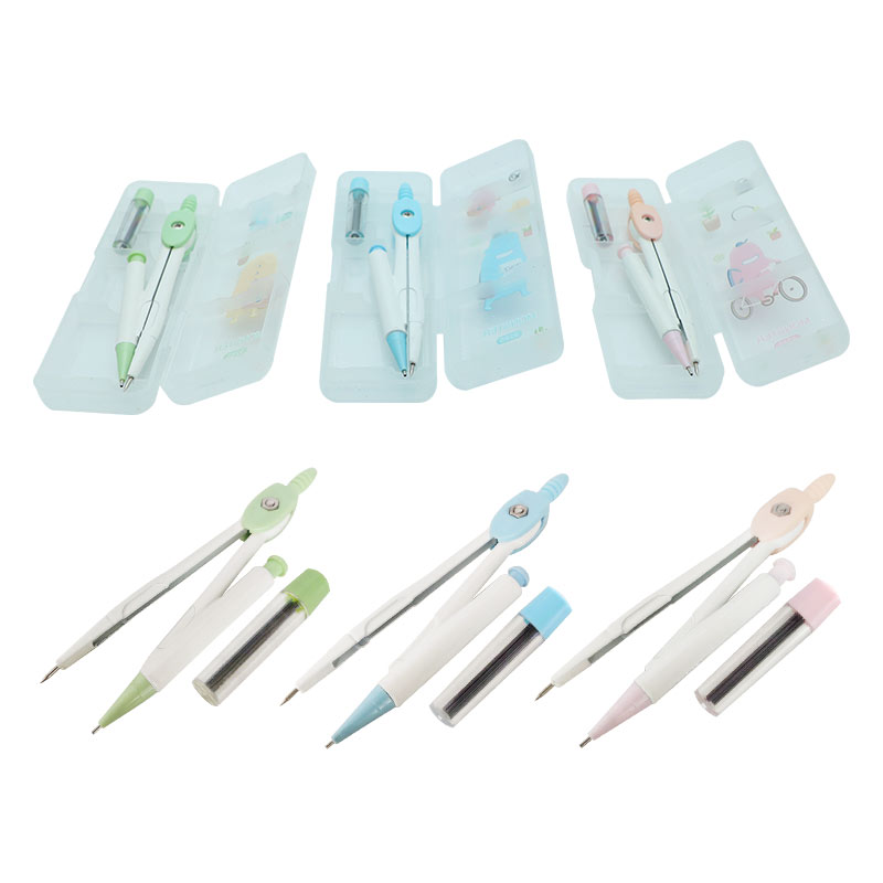 9285学生专用圆规套装尺规套装数学制图工具考试专用绘图工具白底实物图