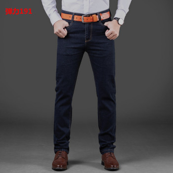 2019 New style business jeans Men's straight-leg jeans Men's pants factory direct sales 191 Specification image