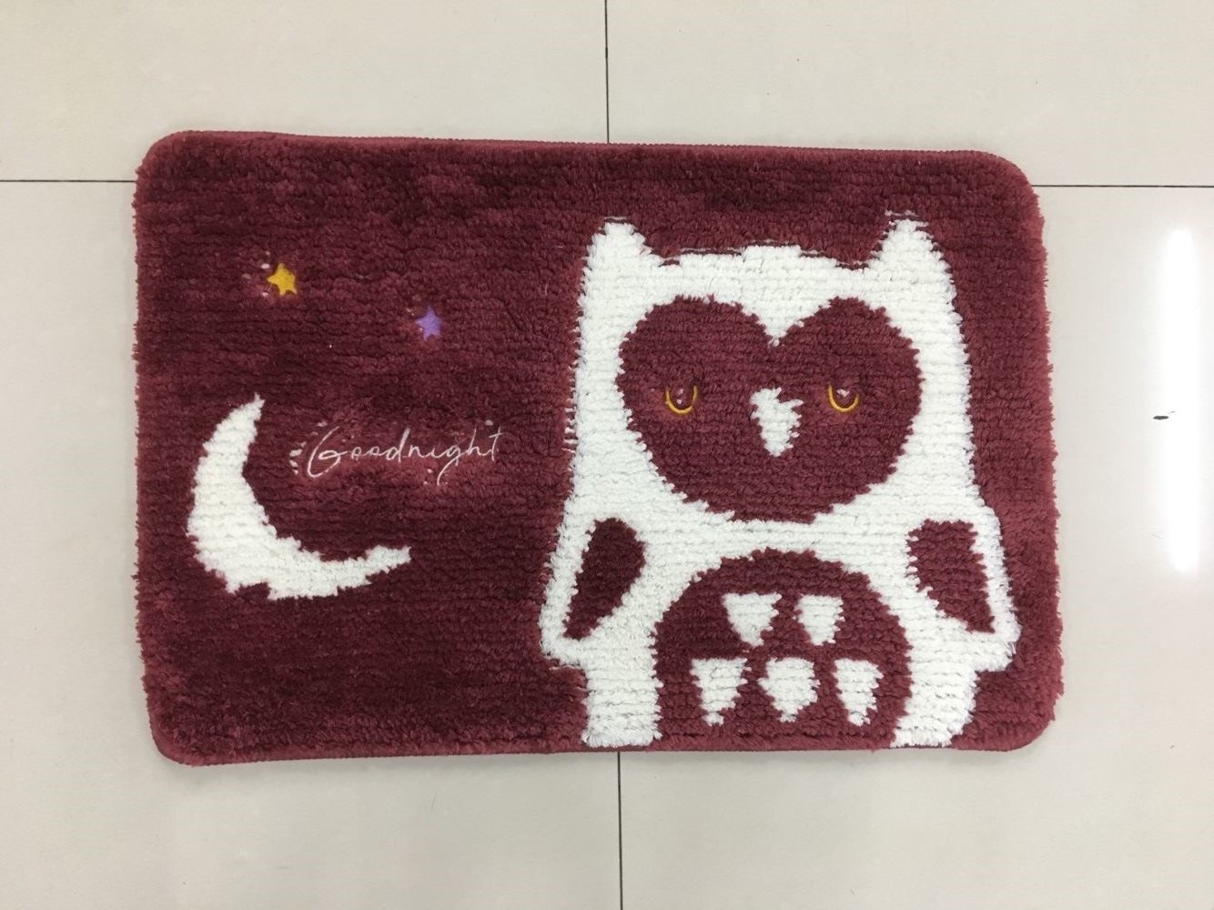 New TPR base cartoon super fiber floor mat, water-absorbing and anti-slip floor mat, carpet, super fine super fiber door mat, cartoon floor mat, 38*58cm Application Scenario