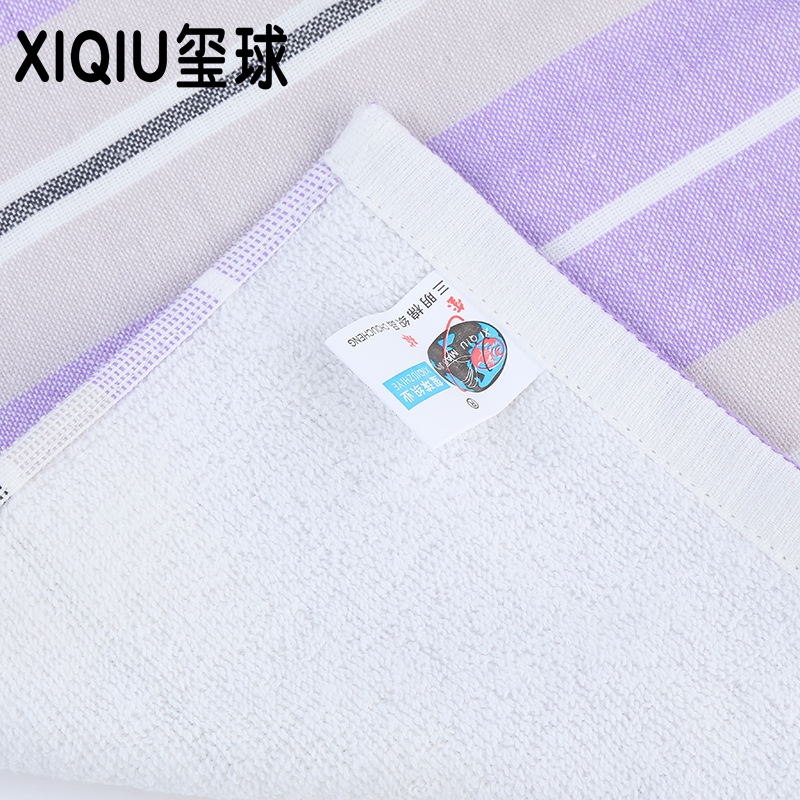 Pure cotton gauze towel, striped ancient woven high-quality cloth towel, seal ball towel Item Picture