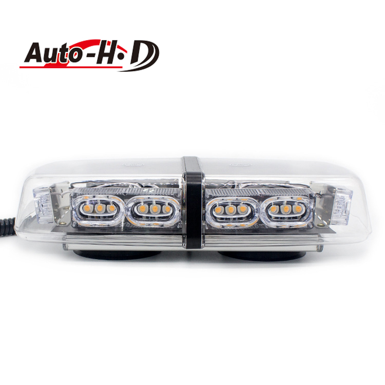 Car Mini Short Row 36Led Warning Light 12V Stroboscopic Engineering Road Rescue Vehicle Magnetic Explosion Flashing Light Specification drawing
