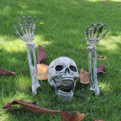 Halloween decorations skulls hand bones imitation skulls bar Skeleton Horror items