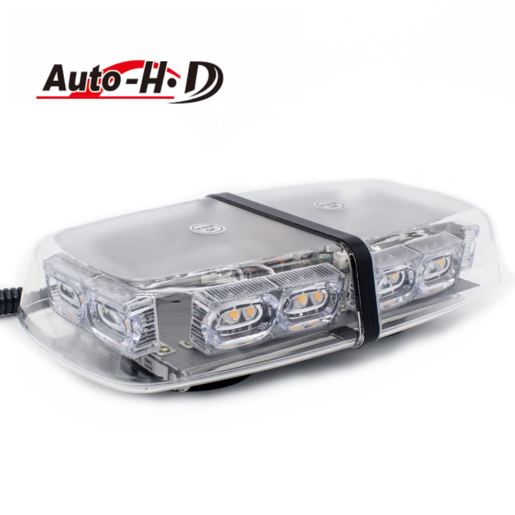 Car Mini Short Row 36Led Warning Light 12V Stroboscopic Engineering Road Rescue Vehicle Magnetic Explosion Flashing Light details Picture