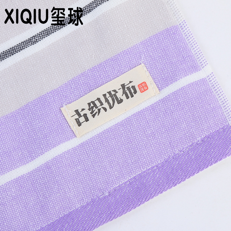 Pure cotton gauze towel, striped ancient woven high-quality cloth towel, seal ball towel Application Scenario
