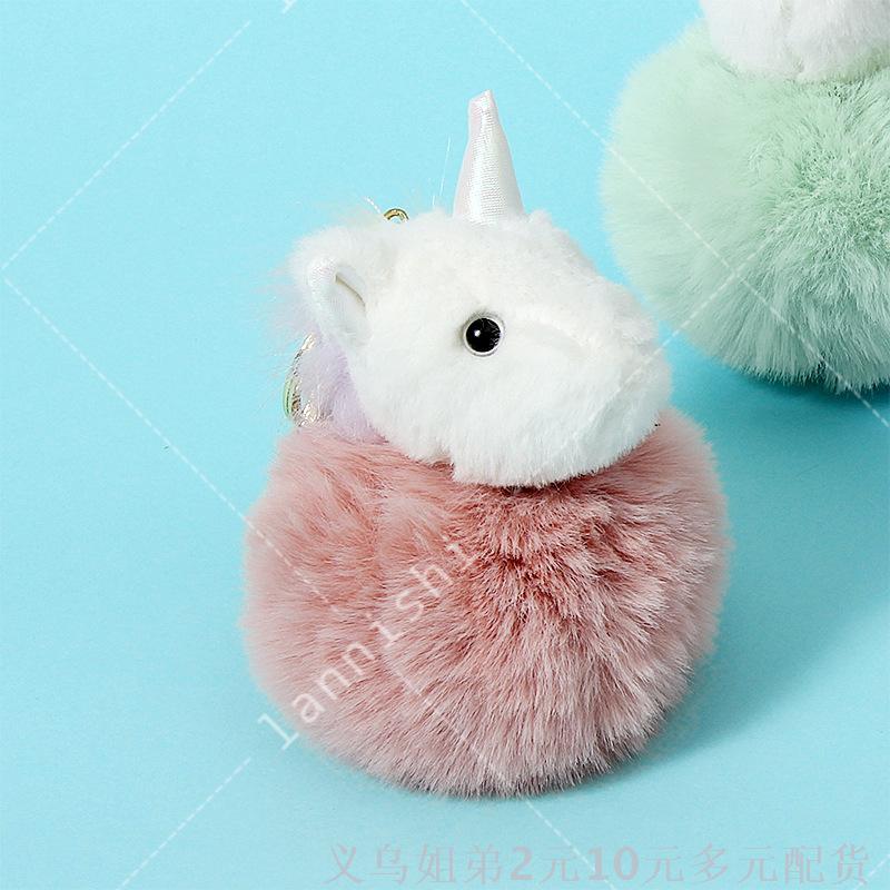 Korean trendy and fashionable aromatherapy balls, unicorn keychains, gifts, pendants, bags and ornaments are available for wholesale and retail in stock Specification image