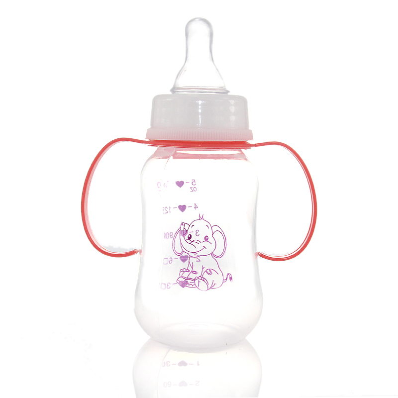 Apple Bear Foreign Trade Baby Bottle Game Pp Baby Bottle Label 150Ml Feeding Fish Pet Baby Bottle Application Scenario