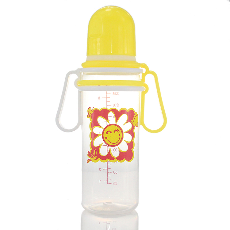 Apple Bear Baby Bottle Manufacturer Standard Mouth Baby Bottle With Handle Pp Baby Bottle Wholesale 250Ml Application Scenario