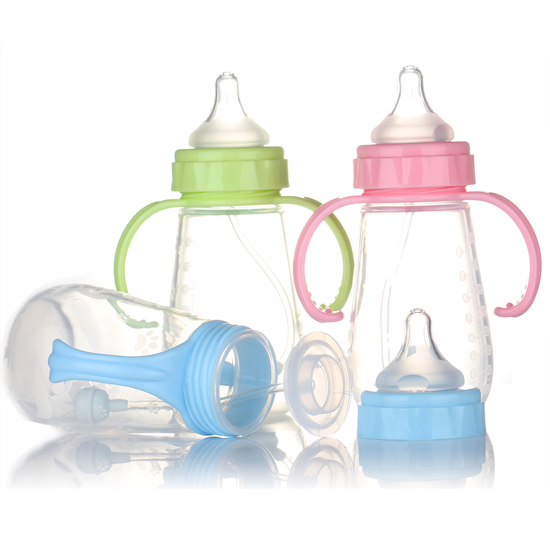 Baby Bottle 240Ml Wide Diameter Silicone Baby Bottle Automatic Straw Baby Bottle Application Scenario