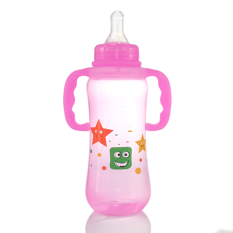 Small Ximi Selling With Handle Standard Caliber Baby Bottle Color Anti-Flatulence Pp Baby Bottle Application Scenario