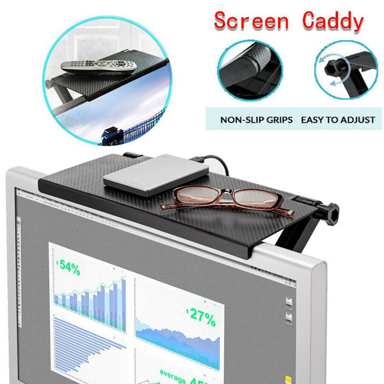 New TV best-selling TV storage rack Screen Caddy multi-functional storage rack Application Scenario