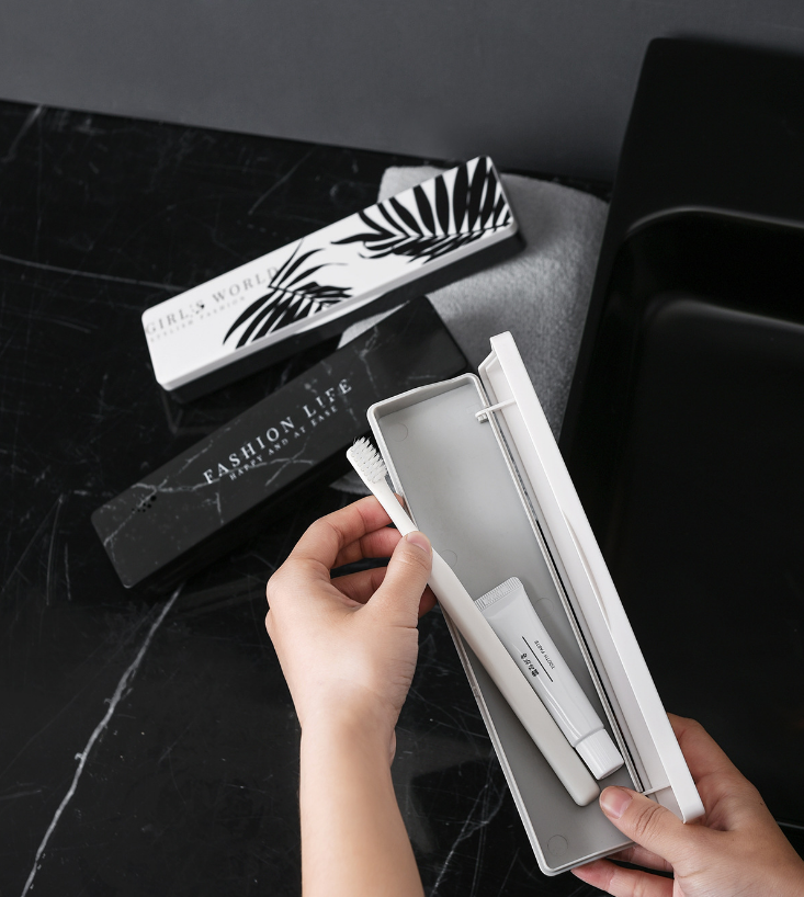 小清新款漱旅行用品多功能便携式牙刷牙膏盒子户外洗漱收纳盒套装