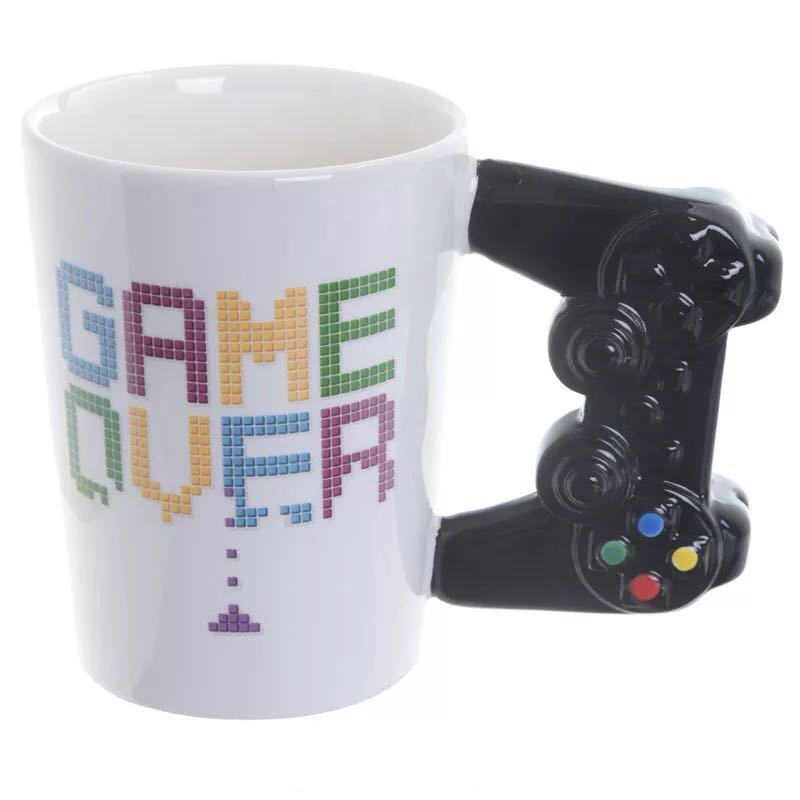 复古游戏机手柄马克杯 Gamepad Mug 卡通立体水杯 动漫杯子牛奶杯