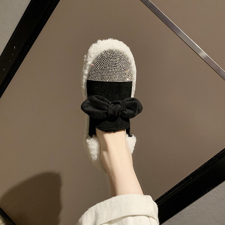 毛毛鞋女鞋鞋子细节图