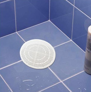 The floor drain filter screen with fine holes of various sizes that can be cut - filters hair