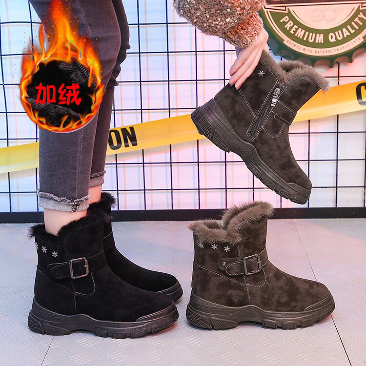 厚底靴子女鞋鞋子