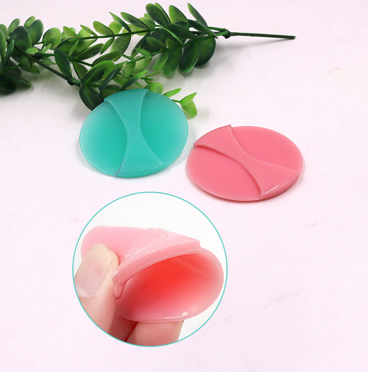 The new silicone powder puff espoir silicone cushion powder puff does not absorb powder when applying makeup and is easy to clean
