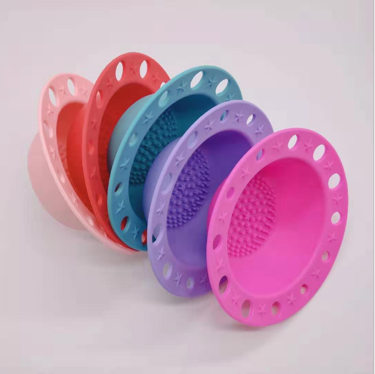 Silicone makeup brush wash brush mat Wash brush board brush cleaning mat Wash dishes Beauty tools