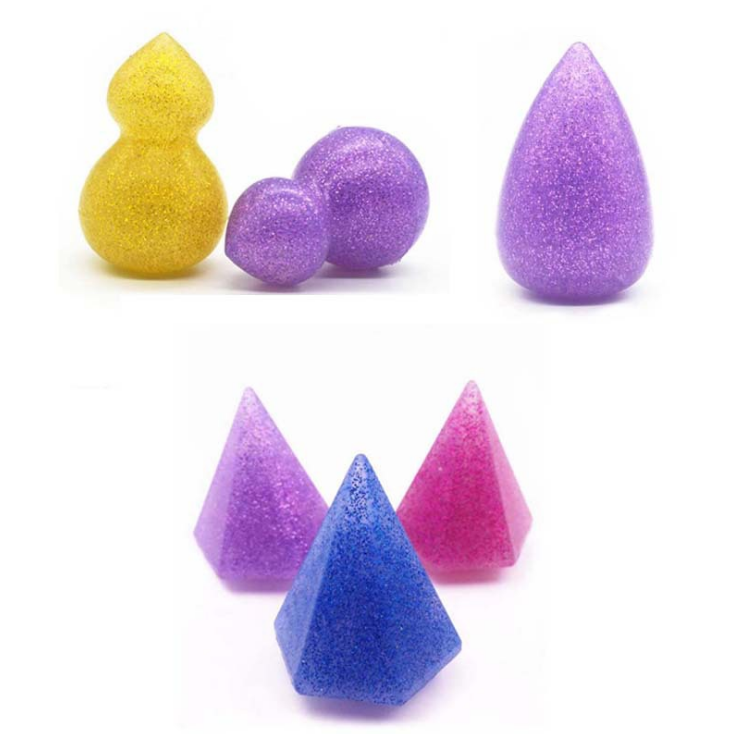 Amazon's best-selling products, such as the Flash Diamond three-dimensional gourd, pure silicone powder puff, water drop powder puff, and transparent silicone powder puff, are available for wholesale in stock