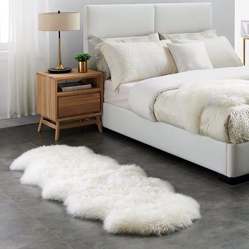 热销仿羊毛地毯沙发垫飘窗垫客厅地毯舒适柔软详情图3