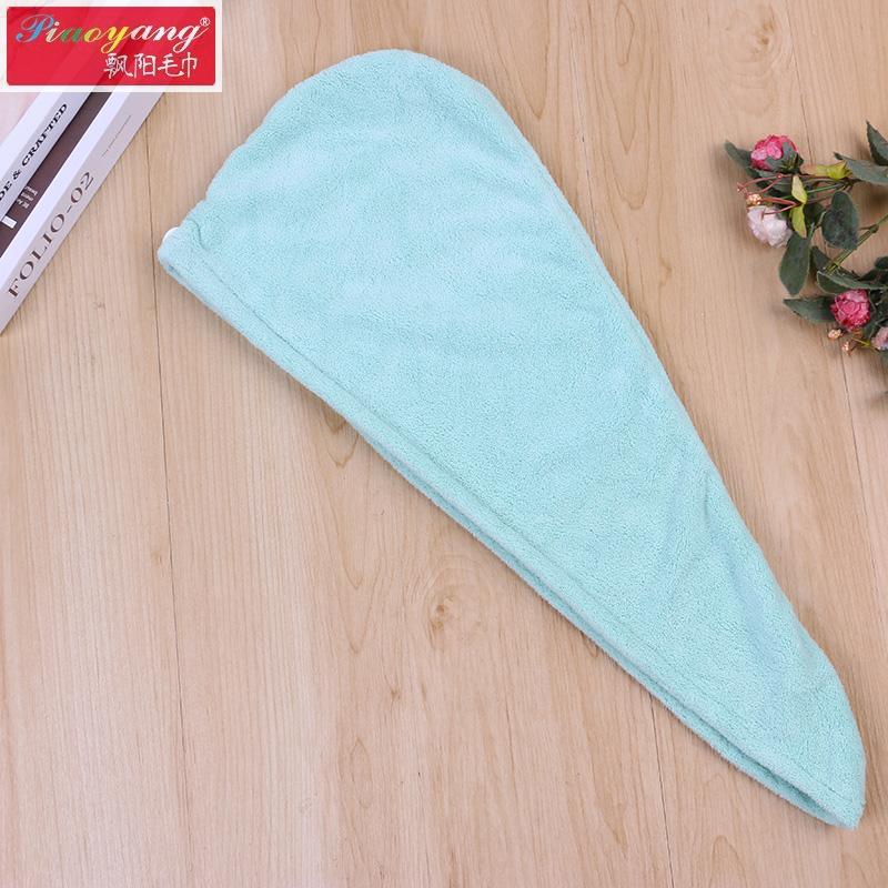"Piao Yang Dry Hair Cap Girl's water-absorbing cute quick-drying long hair wrap towel. Item Picture