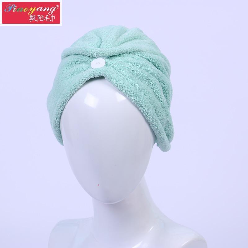 "Piao Yang Dry Hair Cap Girl's water-absorbing cute quick-drying long hair wrap towel. Specification image