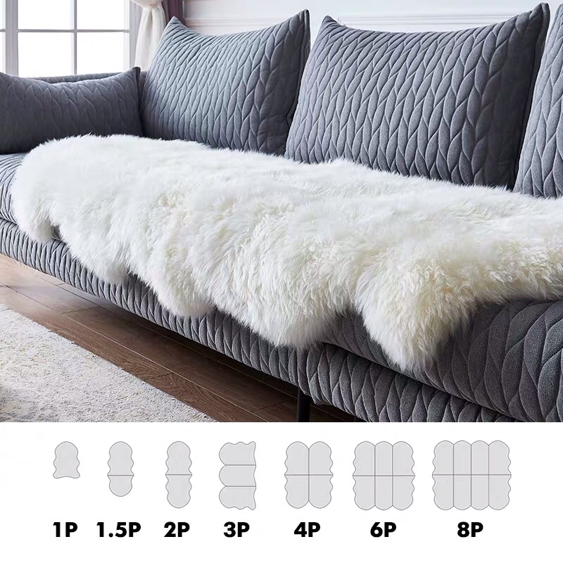 热销仿羊毛地毯沙发垫飘窗垫客厅地毯舒适柔软详情图2