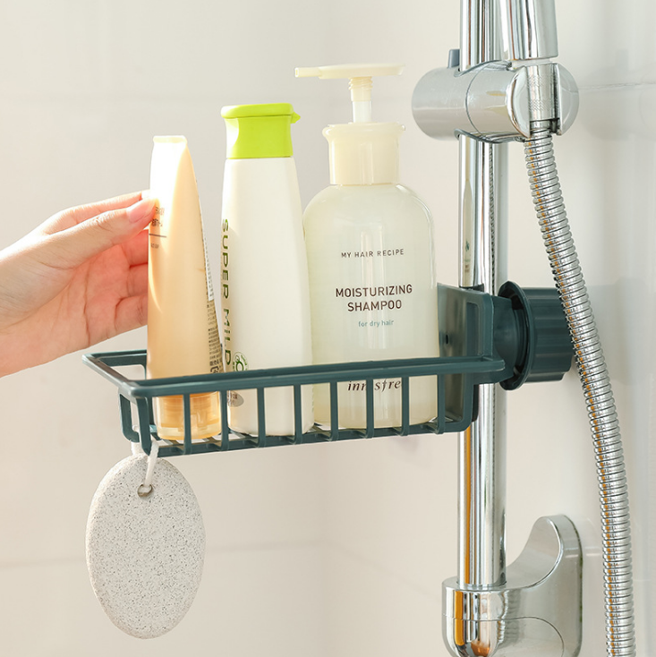 Kitchen sink rack, faucet storage rack, bathroom water filter connection faucet storage and organization rack, rag rack