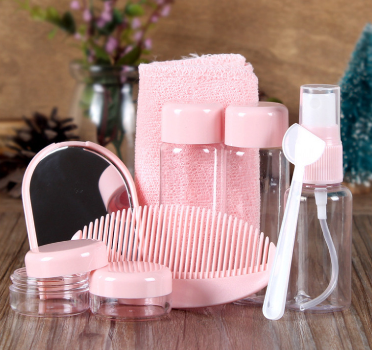 Fenling Business Trip Cosmetics Packaging Bottle Set: Eco-friendly Plastic Empty Bottle Press Spray Bottle 6551