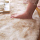 热卖仿兔毛地毯家居装饰地毯柔软舒适细节图
