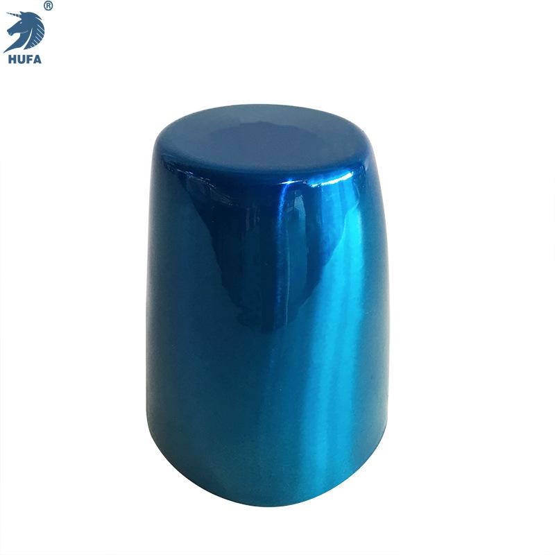 Stainless steel electroplated triangular spirits cup, bar cocktail cup, custom bar supplies, beer cup Specification image