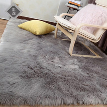 新款仿羊毛家居地毯沙发坐垫简约北欧风格装饰