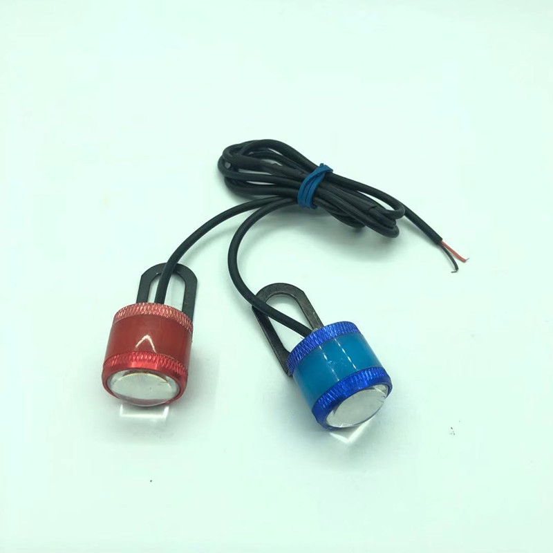 Motorcycle assembly parts led flashing light, 12-volt ultra-bright red and blue flashing decorative light, warning light details Picture