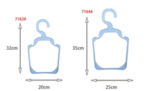 Miniature Teddy dog hanger cupboard pet hanger display shop for dog clothes hanger hospital clothes hanger
