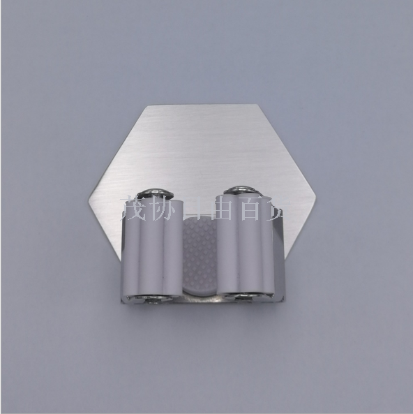 304 stainless steel mop rack, wall-mounted 304 stainless steel no-drilling strong adhesive mop clamp