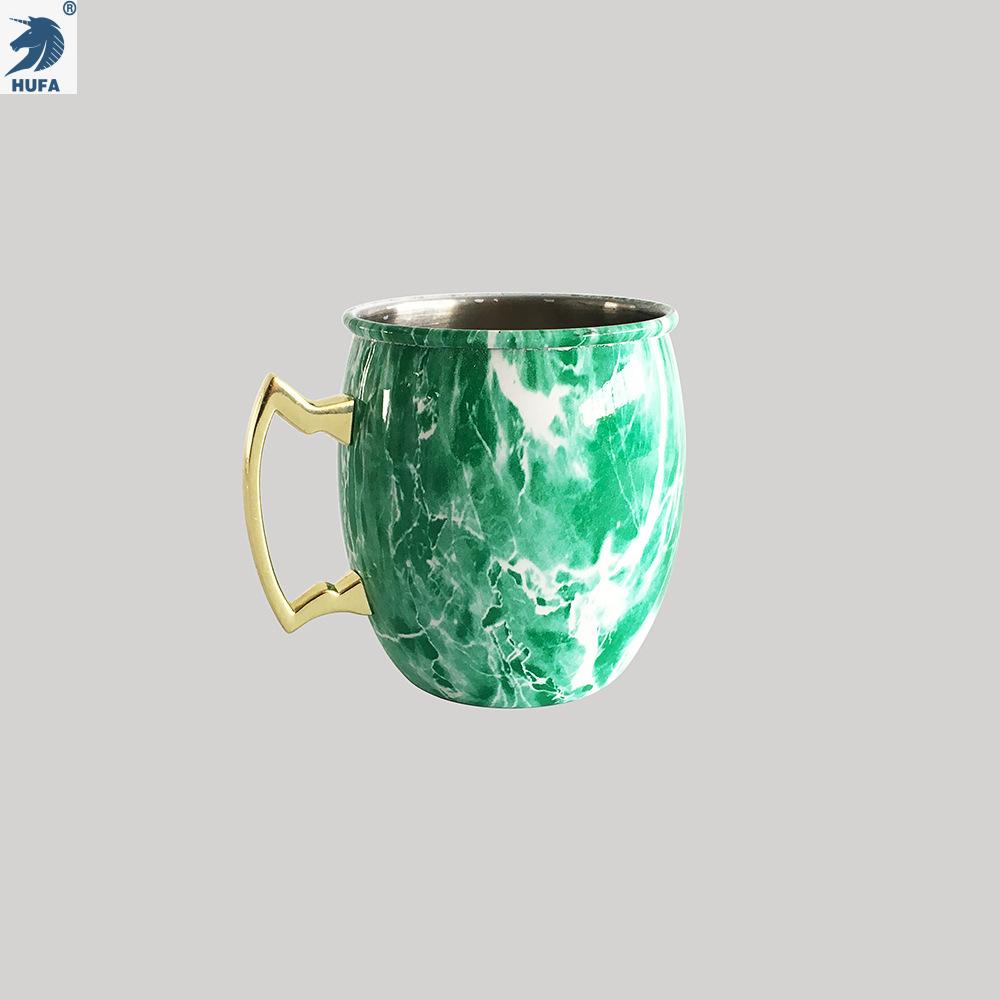 不锈钢啤酒杯/马克杯/鼓形杯白底实物图