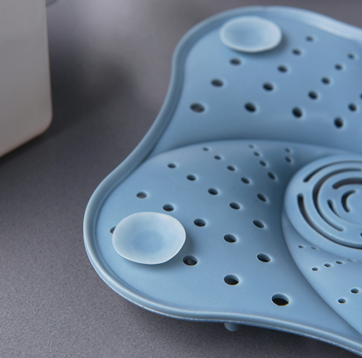 Kitchen sink filter, sink, drain, hair filter screen, bathroom silicone hair anti-clogging suction cup, floor drain cover Specification image