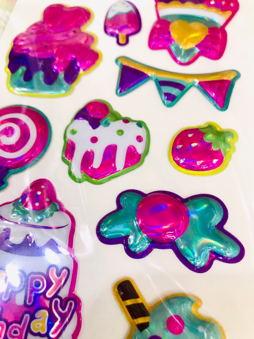 创意贴纸实物图