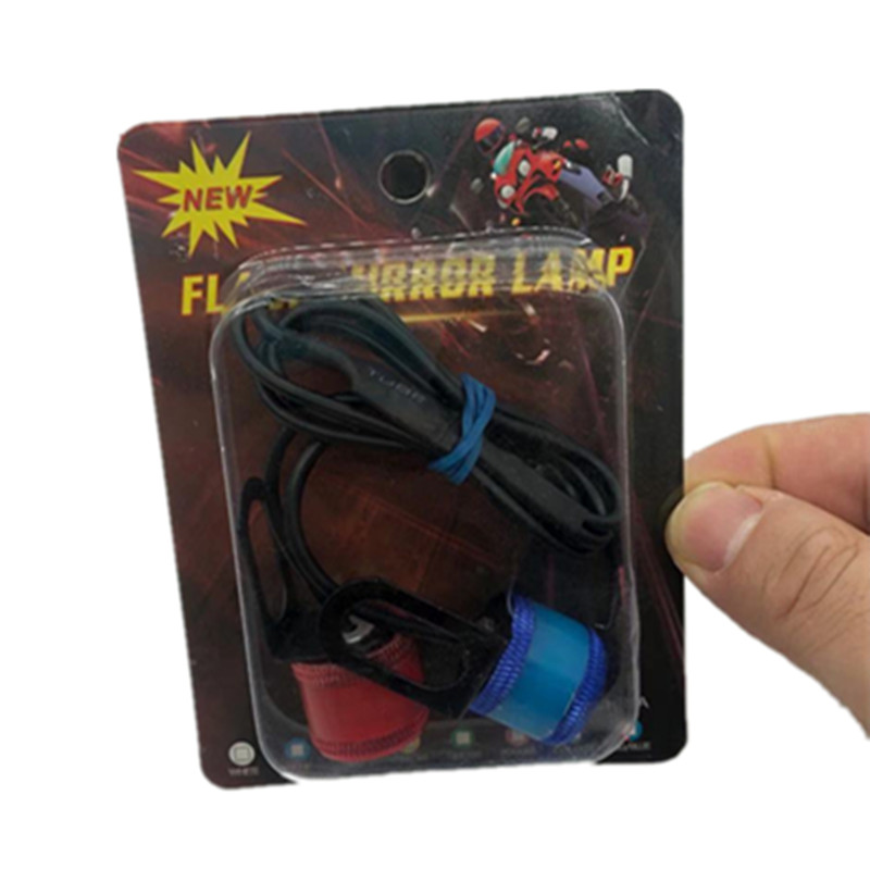 Motorcycle assembly parts led flashing light, 12-volt ultra-bright red and blue flashing decorative light, warning light Specification drawing