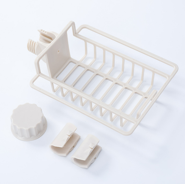 Kitchen sink rack, faucet storage rack, bathroom water filter connection faucet storage and organization rack, rag rack details Picture