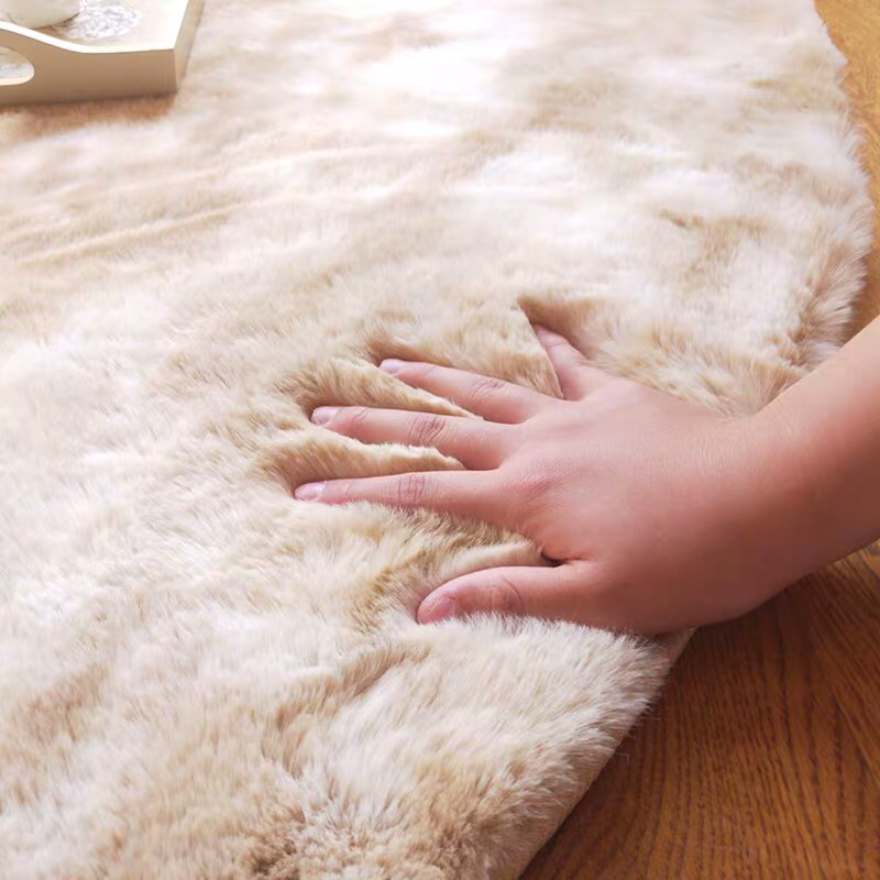 热卖仿兔毛地毯家居装饰地毯柔软舒适详情图1