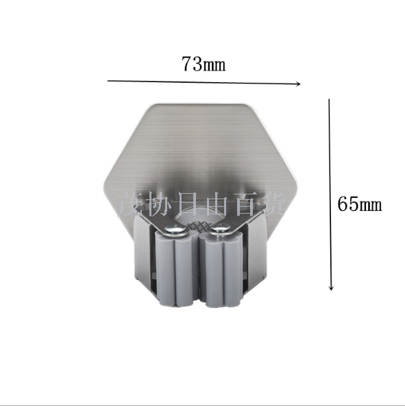 304 stainless steel mop rack, wall-mounted 304 stainless steel no-drilling strong adhesive mop clamp details Picture