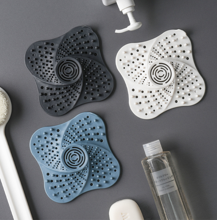 Kitchen sink filter, sink, drain, hair filter screen, bathroom silicone hair anti-clogging suction cup, floor drain cover details Picture