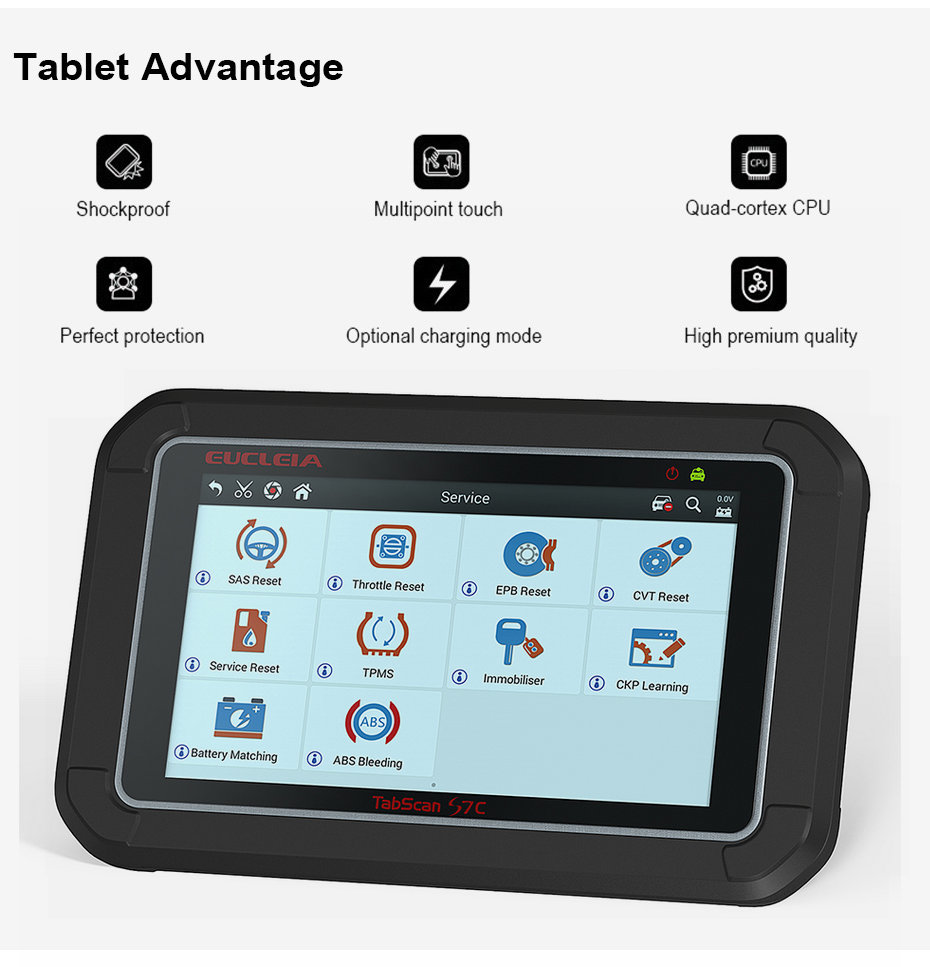 AUTEL Daotong's new wireless Bluetooth S7C car fault on-board computer diagnostic instrument S7D detector details Picture