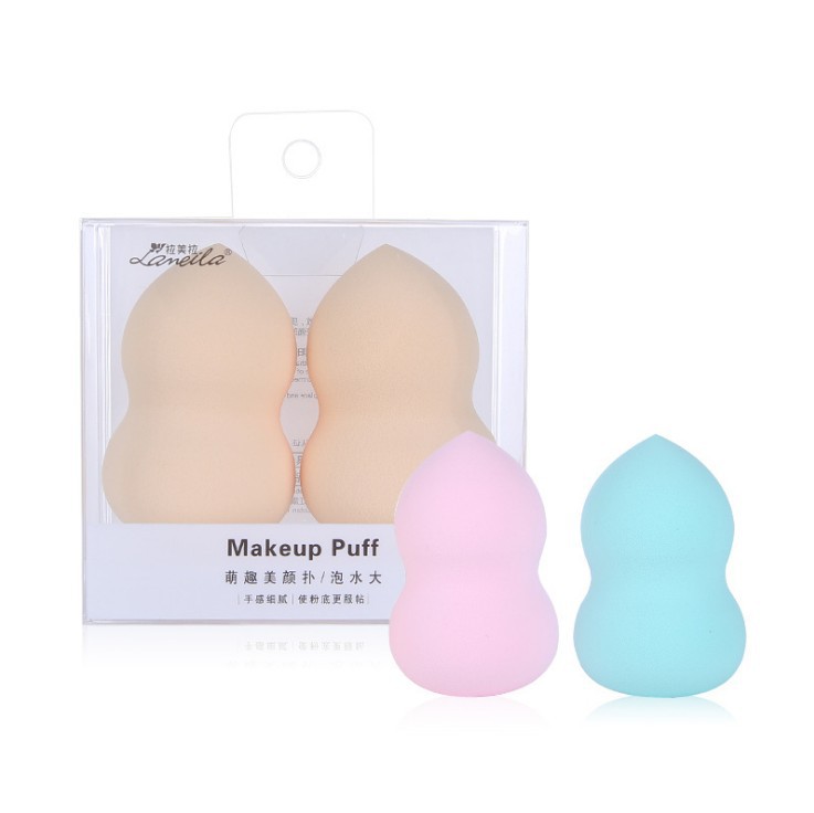 Burbuja de agua calabaza grande polvos de poliuretano hidrofílico dos trajes de maquillaje maquillaje huevo belleza herramienta de maquillaje A79952 Item Picture