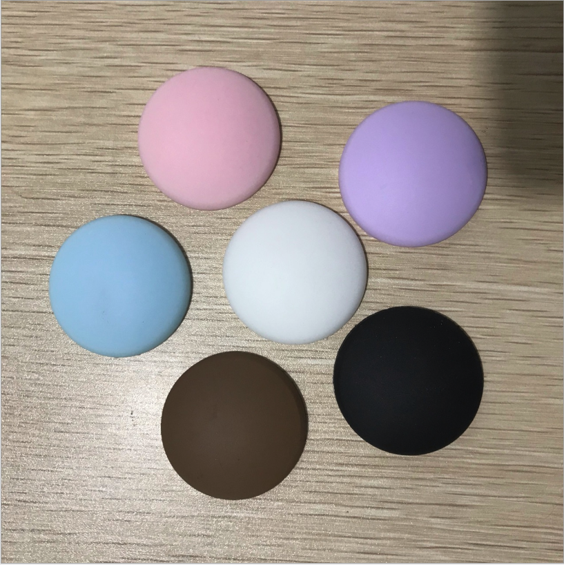 加厚圆形硅胶防撞垫墙面橡胶防撞垫门把手门锁防护防撞垫子