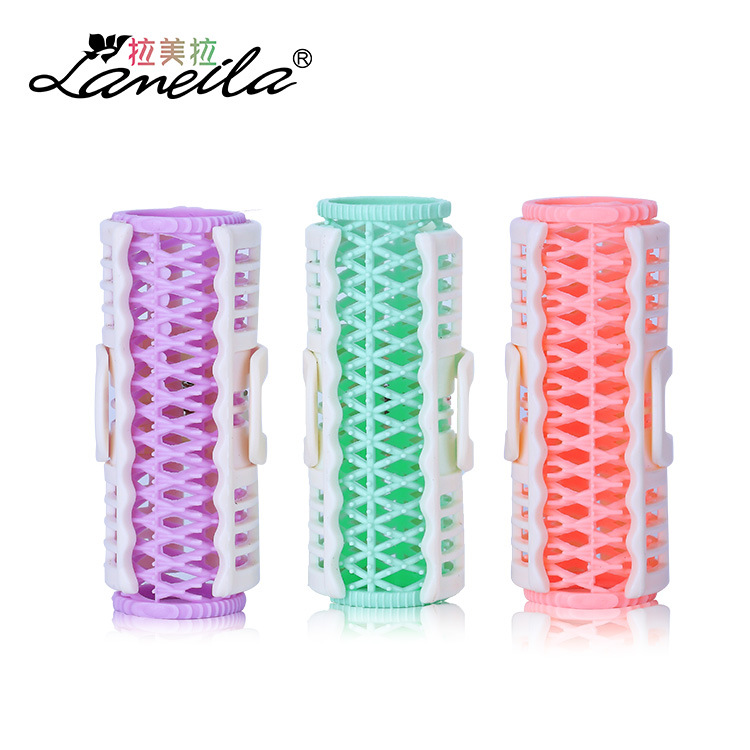 Multi-functional plastic curling barrel does not hurt hair curling iron 3 installed strength factory tools wholesale C017 details Picture